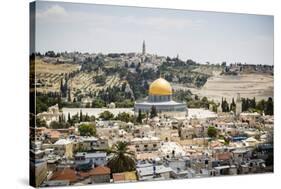 View over the Old City with the Dome of the Rock-Yadid Levy-Stretched Canvas