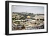 View over the Old City with the Dome of the Rock-Yadid Levy-Framed Photographic Print