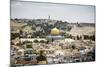 View over the Old City with the Dome of the Rock-Yadid Levy-Mounted Photographic Print