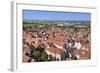 View over the Old Town of Noerdlingen, Romantische Strasse, Schwaben, Bavaria, Germany, Europe-Markus Lange-Framed Photographic Print