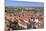 View over the Old Town of Noerdlingen, Romantische Strasse, Schwaben, Bavaria, Germany, Europe-Markus Lange-Mounted Photographic Print