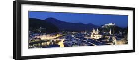 View over the Old Town of Salzburg-Markus Lange-Framed Photographic Print