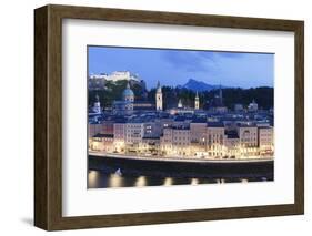 View over the Old Town of Salzburg-Markus Lange-Framed Photographic Print