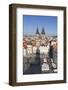 View over the Old Town Square (Staromestske Namesti) with Tyn Cathedral and Street Cafes-Markus-Framed Photographic Print
