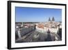 View over the Old Town Square (Staromestske Namesti) with Tyn Cathedral-Markus-Framed Photographic Print