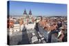 View over the Old Town Square (Staromestske Namesti)-Markus Lange-Stretched Canvas