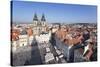 View over the Old Town Square (Staromestske Namesti)-Markus Lange-Stretched Canvas