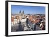 View over the Old Town Square (Staromestske Namesti)-Markus Lange-Framed Photographic Print