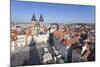 View over the Old Town Square (Staromestske Namesti)-Markus Lange-Mounted Photographic Print