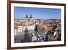 View over the Old Town Square (Staromestske Namesti)-Markus Lange-Framed Photographic Print