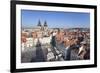 View over the Old Town Square (Staromestske Namesti)-Markus Lange-Framed Photographic Print