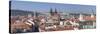 View over the Old Town (Stare Mesto) with Old Town Hall-Markus Lange-Stretched Canvas