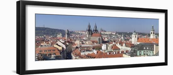 View over the Old Town (Stare Mesto) with Old Town Hall-Markus Lange-Framed Photographic Print