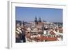 View over the Old Town (Stare Mesto) with Old Town Hall-Markus-Framed Photographic Print