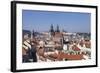 View over the Old Town (Stare Mesto) with Old Town Hall-Markus-Framed Photographic Print