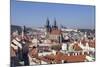 View over the Old Town (Stare Mesto) with Old Town Hall-Markus-Mounted Photographic Print