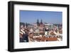 View over the Old Town (Stare Mesto) with Old Town Hall-Markus-Framed Photographic Print