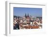 View over the Old Town (Stare Mesto) with Old Town Hall-Markus-Framed Photographic Print