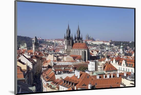 View over the Old Town (Stare Mesto) with Old Town Hall-Markus-Mounted Photographic Print