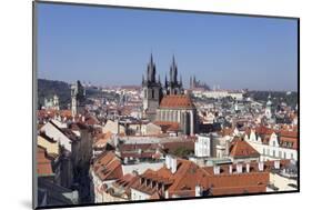 View over the Old Town (Stare Mesto) with Old Town Hall-Markus-Mounted Photographic Print