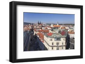 View over the Old Town (Stare Mesto) with Old Town Hall-Markus-Framed Photographic Print