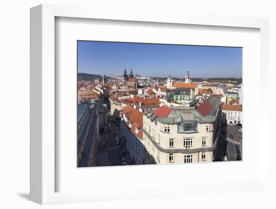 View over the Old Town (Stare Mesto) with Old Town Hall-Markus-Framed Photographic Print