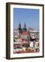 View over the Old Town (Stare Mesto) with Tyn Cathedral (Church of Our Lady before Tyn)-Markus-Framed Photographic Print