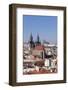 View over the Old Town (Stare Mesto) with Tyn Cathedral (Church of Our Lady before Tyn)-Markus-Framed Photographic Print