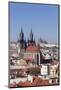 View over the Old Town (Stare Mesto) with Tyn Cathedral (Church of Our Lady before Tyn)-Markus-Mounted Photographic Print