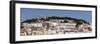 View over the old town to Castelo de Sao Jorge castle, Lisbon, Portugal, Europe-Markus Lange-Framed Photographic Print