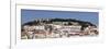 View over the old town to Castelo de Sao Jorge castle, Lisbon, Portugal, Europe-Markus Lange-Framed Photographic Print