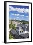 View over the Old Town with Neumunster Abbey, Luxembourg City, Grand Duchy of Luxembourg-Markus Lange-Framed Photographic Print