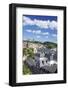 View over the Old Town with Neumunster Abbey, Luxembourg City, Grand Duchy of Luxembourg-Markus Lange-Framed Photographic Print