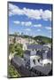 View over the Old Town with Neumunster Abbey, Luxembourg City, Grand Duchy of Luxembourg-Markus Lange-Mounted Photographic Print