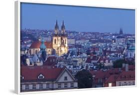 View over the Old Town with Tyn Cathedral (Church of Our Lady before Tyn)-Markus-Framed Photographic Print