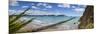 View over the Picturesque Tologa Bay Wharf, Tologa Bay, East Cape, North Island, New Zealand-Doug Pearson-Mounted Photographic Print