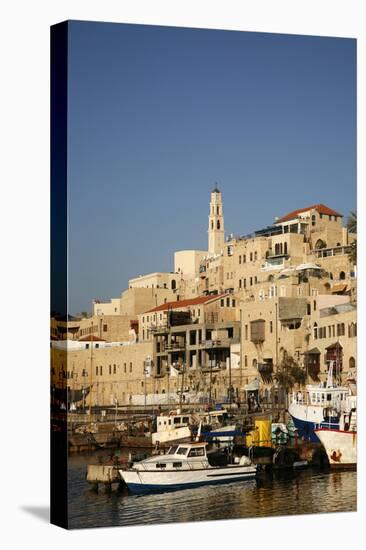 View over the Port and Old Jaffa, Tel Aviv, Israel, Middle East-Yadid Levy-Stretched Canvas