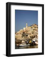 View over the Port and Old Jaffa, Tel Aviv, Israel, Middle East-Yadid Levy-Framed Photographic Print