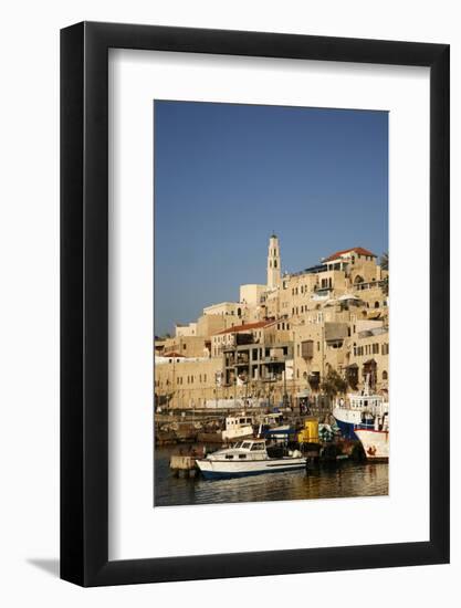 View over the Port and Old Jaffa, Tel Aviv, Israel, Middle East-Yadid Levy-Framed Photographic Print