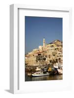 View over the Port and Old Jaffa, Tel Aviv, Israel, Middle East-Yadid Levy-Framed Photographic Print