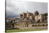 View over the Qorikancha and Santo Domingo Church, Cuzco, Peru, South America-Yadid Levy-Stretched Canvas