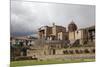 View over the Qorikancha and Santo Domingo Church, Cuzco, Peru, South America-Yadid Levy-Mounted Photographic Print