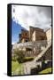 View over the Qorikancha and Santo Domingo Church, Cuzco, Peru, South America-Yadid Levy-Framed Stretched Canvas