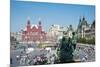 View over the Red Square, UNESCO World Heritage Site, Moscow, Russia, Europe-Michael Runkel-Mounted Photographic Print