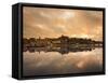 View over the River at Sunset, Djurgarden, Stockholm, Sweden, Scandinavia, Europe-Ian Egner-Framed Stretched Canvas