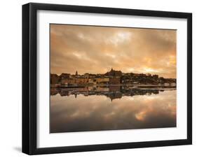 View over the River at Sunset, Djurgarden, Stockholm, Sweden, Scandinavia, Europe-Ian Egner-Framed Photographic Print