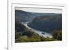 View over the River Danube Breakthrough Near Weltenburg Monastery, Bavaria, Germany, Europe-Michael Runkel-Framed Photographic Print