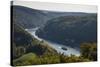 View over the River Danube Breakthrough Near Weltenburg Monastery, Bavaria, Germany, Europe-Michael Runkel-Stretched Canvas