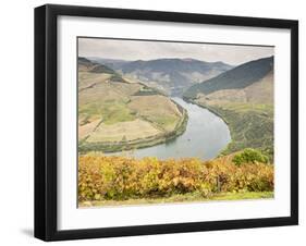 View over the River Duoro in autumn, Portugal, Europe-Jean Brooks-Framed Photographic Print