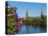 View over the River Ness towards the St. Columba and Free North Churches, Inverness, Highlands, Sco-Karol Kozlowski-Stretched Canvas